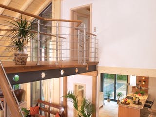 Fertighaus Bambus von Stommel Haus Schlüsselfertig ab 300000€, Blockhaus Innenansicht 5