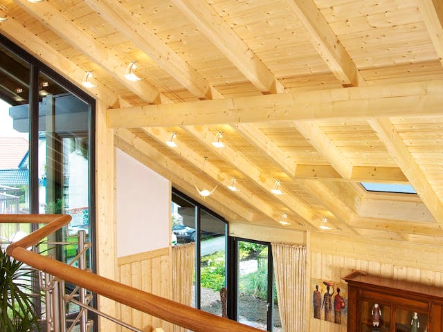 Fertighaus Bambus von Stommel Haus Schlüsselfertig ab 300000€, Blockhaus Innenansicht 6