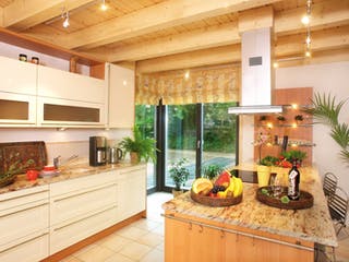 Fertighaus Bambus von Stommel Haus Schlüsselfertig ab 300000€, Blockhaus Innenansicht 8