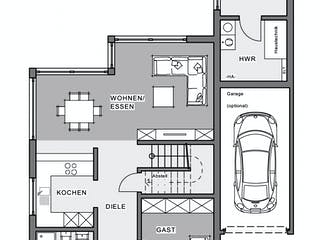 Fertighaus Bauen auf engstem Raum von Meisterstück-HAUS, Cubushaus Grundriss 3