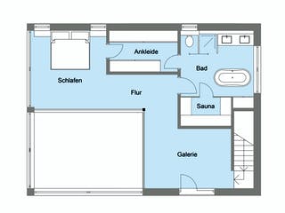 Fertighaus Kaiser - Kundenhaus von Bau-Fritz Schlüsselfertig ab 765000€, Satteldach-Klassiker Grundriss 2