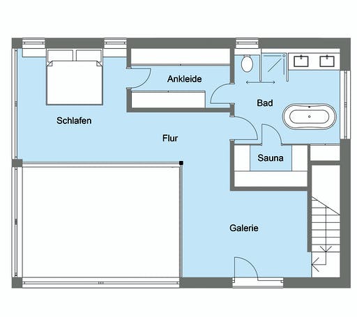 Fertighaus Kaiser - Kundenhaus von Baufritz Schlüsselfertig ab 740000€, Satteldach-Klassiker Grundriss 2
