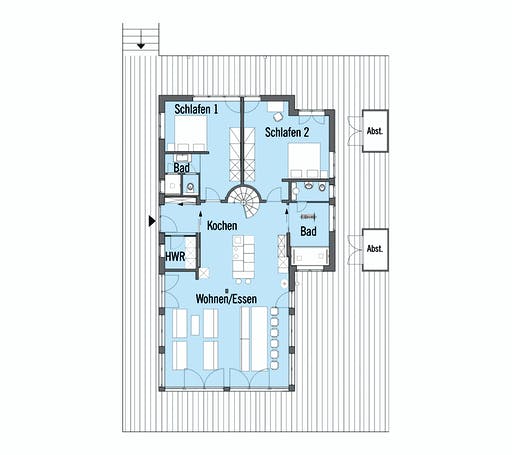 Baufritz - Mommsen Kundenhaus Floorplan 1