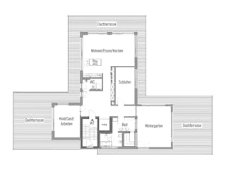 Fertighaus Mehrfamilienhaus Fluhr-Barth von Bau-Fritz - Mehrfamilienhäuser Schlüsselfertig ab 4125000€, Cubushaus Grundriss 3