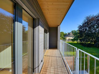 Fertighaus Mehrfamilienhaus Gardet von Bau-Fritz - Mehrfamilienhäuser Schlüsselfertig ab 595000€, Cubushaus Außenansicht 5