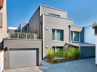 Fertighaus Mehrfamilienhaus Geske von Bau-Fritz - Mehrfamilienhäuser Schlüsselfertig ab 1710000€, Cubushaus Außenansicht 1