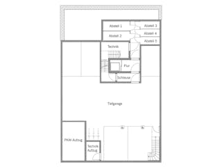 Fertighaus Mehrfamilienhaus Geske von Bau-Fritz - Mehrfamilienhäuser Schlüsselfertig ab 1710000€, Cubushaus Grundriss 4