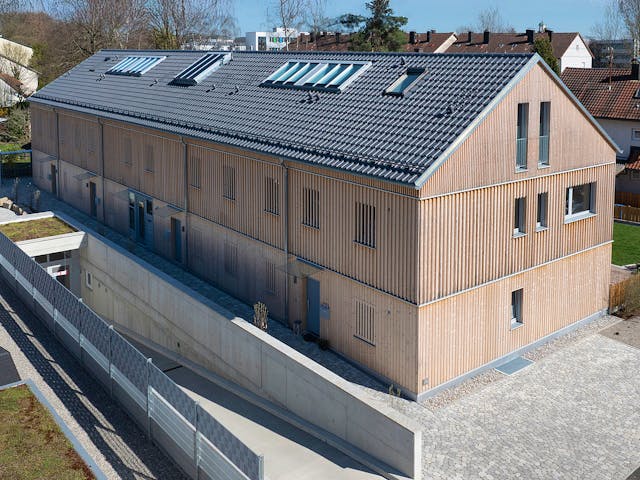 Fertighaus Mehrfamilienhaus Häberle von Bau-Fritz - Mehrfamilienhäuser Schlüsselfertig ab 5190000€, Außenansicht 1