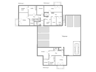 Fertighaus Mehrfamilienhaus Peters von Bau-Fritz - Mehrfamilienhäuser Schlüsselfertig ab 2730000€, Cubushaus Grundriss 4