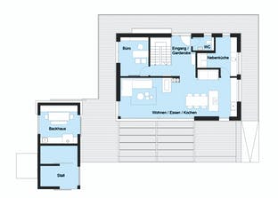 Heimat 4.0 - Musterhaus Grundriss