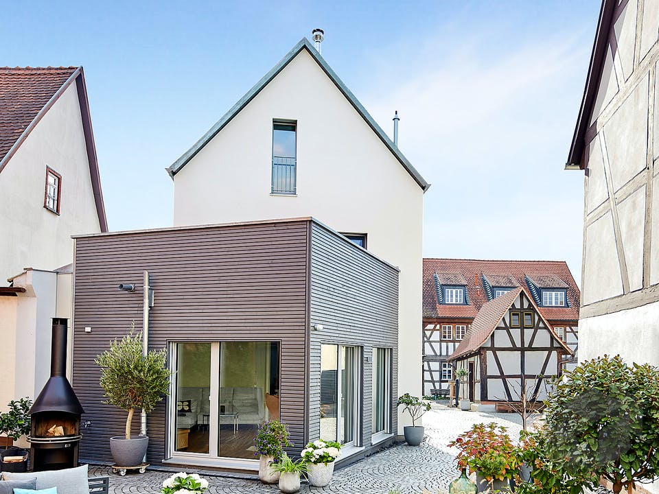 Ehrmann - Kundenhaus von Baufritz Außenansicht