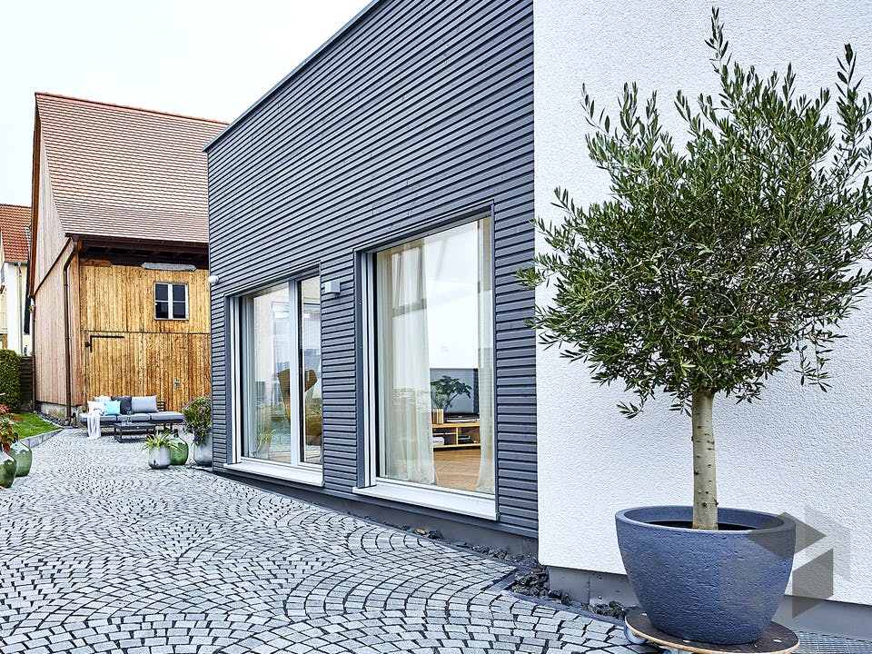 Ehrmann - Kundenhaus von Baufritz Außenansicht