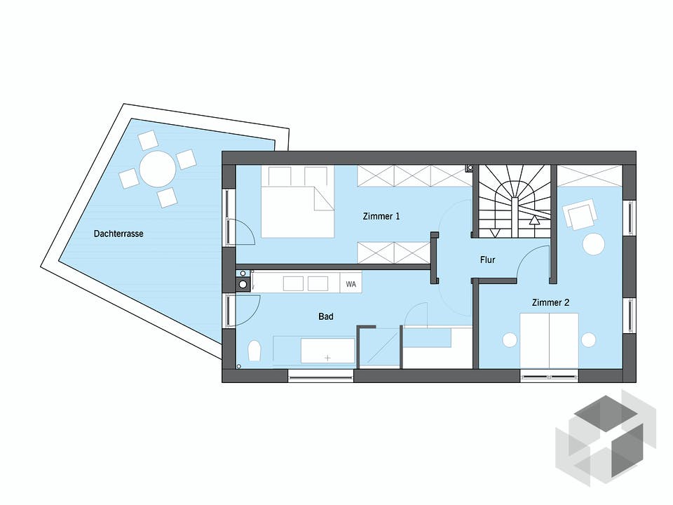 Ehrmann - Kundenhaus von Baufritz Grundriss