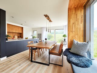Fertighaus Gruber - Kundenhaus von Bau-Fritz Schlüsselfertig ab 765000€, Satteldach-Klassiker Innenansicht 2
