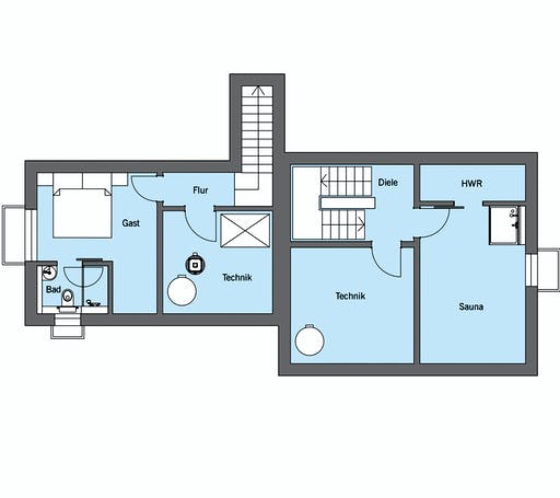 Fertighaus Horn - Kundenhaus von Baufritz Schlüsselfertig ab 1170000€, Satteldach-Klassiker Grundriss 3