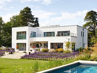 Fertighaus Liming - Kundenhaus von Bau-Fritz Schlüsselfertig ab 1810000€, Cubushaus Außenansicht 3