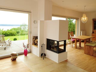 Fertighaus Moderner Bungalow von Bau-Fritz Schlüsselfertig ab 500000€, Bungalow Innenansicht 1