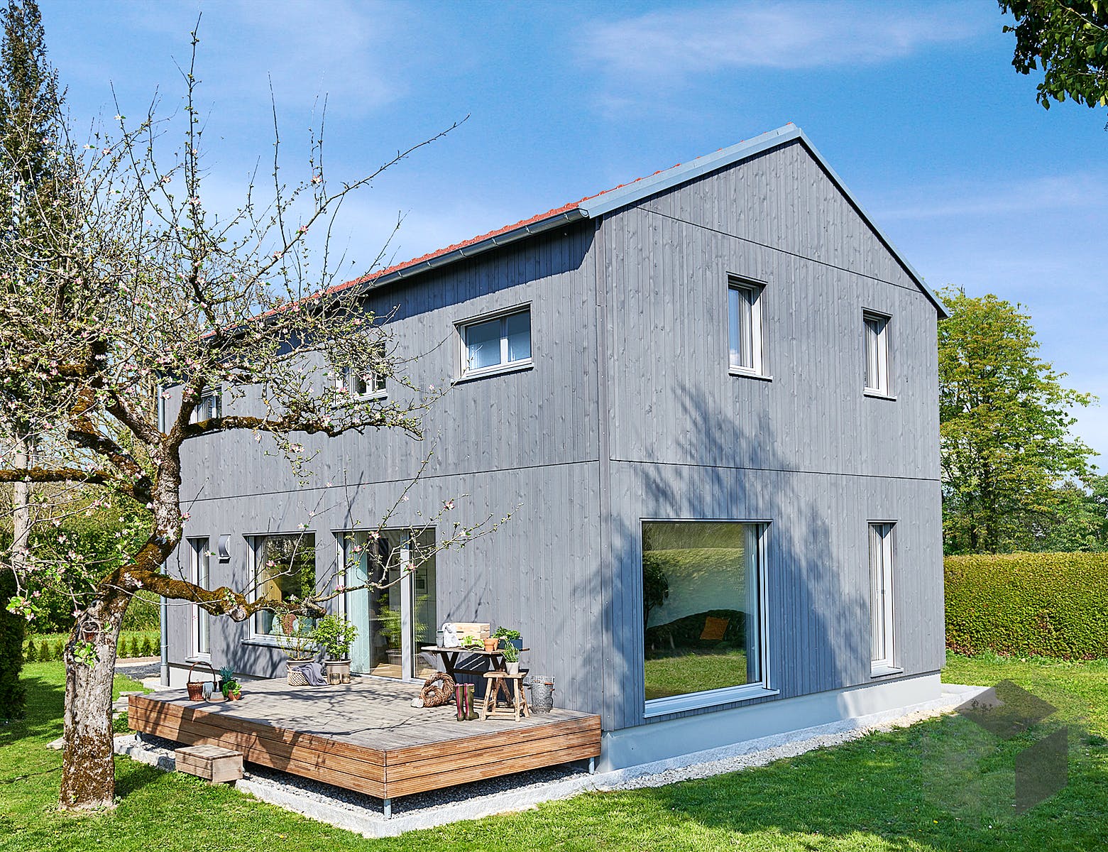 Einfamilienhaus Remiger Kundenhaus von BauFritz Fertighaus.de