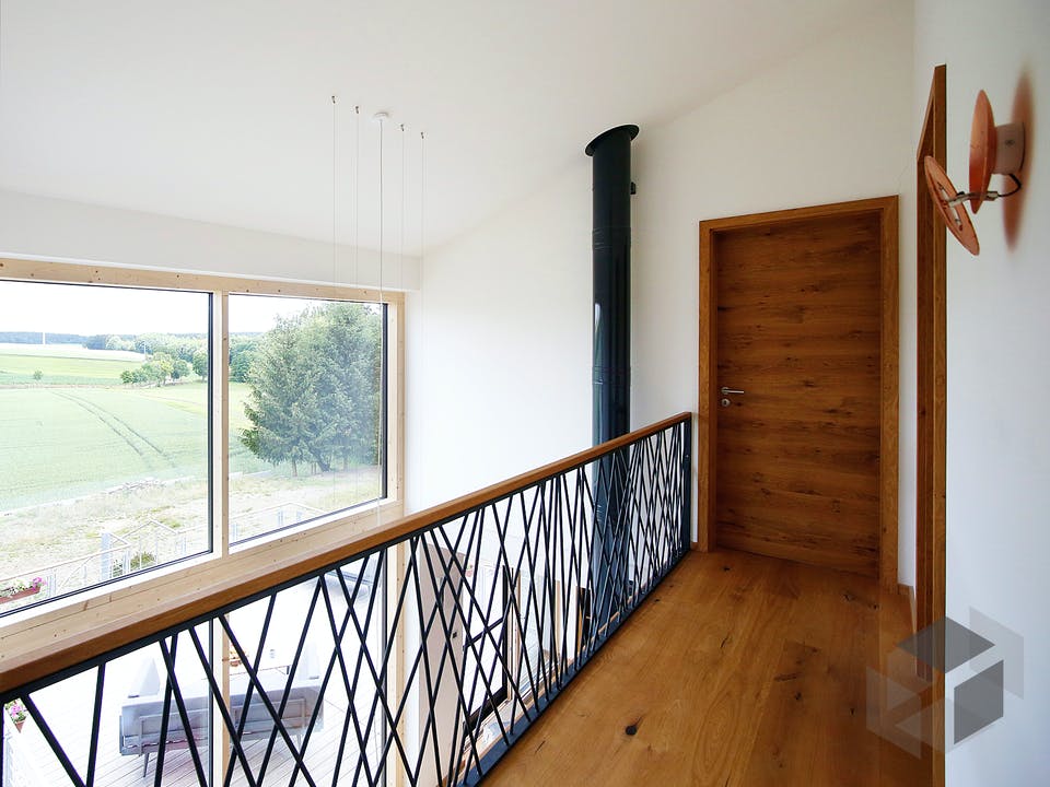 Schellenberg - Kundenhaus von Baufritz Innenansicht