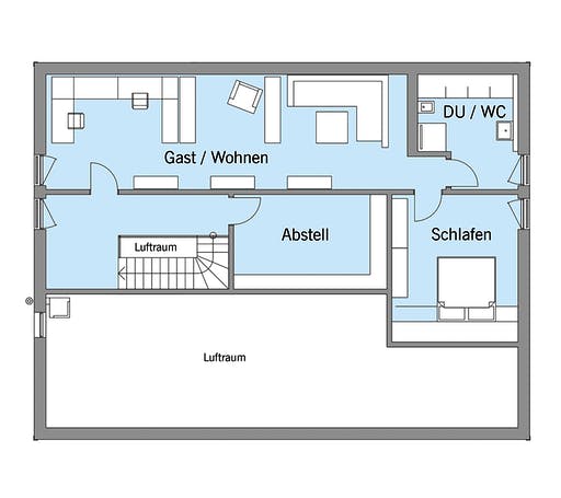 Fertighaus Schweiger - Kundenhaus von Baufritz Schlüsselfertig ab 510000€, Bungalow Grundriss 2