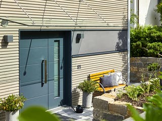 Fertighaus Steffen - Kundenhaus von Bau-Fritz Schlüsselfertig ab 1300000€, Satteldach-Klassiker Außenansicht 10