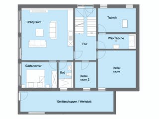 Fertighaus Steffen - Kundenhaus von Bau-Fritz Schlüsselfertig ab 1300000€, Satteldach-Klassiker Grundriss 4