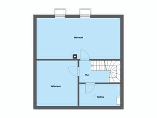 Fertighaus van Dyck - Kundenhaus von Bau-Fritz Schlüsselfertig ab 775000€, Satteldach-Klassiker Grundriss 3