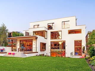 Fertighaus Woloszczuk - Kundenhaus von Bau-Fritz Schlüsselfertig ab 3000000€, Stadtvilla Außenansicht 1