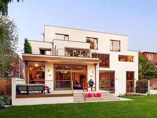 Fertighaus Woloszczuk - Kundenhaus von Bau-Fritz Schlüsselfertig ab 3000000€, Stadtvilla Außenansicht 2