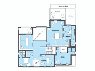 Fertighaus Woloszczuk - Kundenhaus von Bau-Fritz Schlüsselfertig ab 3000000€, Stadtvilla Grundriss 2