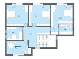 Fertighaus Woloszczuk - Kundenhaus von Bau-Fritz Schlüsselfertig ab 3000000€, Stadtvilla Grundriss 3