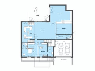 Fertighaus Woloszczuk - Kundenhaus von Bau-Fritz Schlüsselfertig ab 3000000€, Stadtvilla Grundriss 4