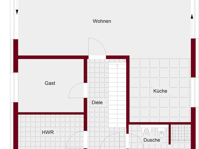 Massivhaus Bauhaus Biesdorf von NEWE-Massivhaus Schlüsselfertig ab 220780€, Cubushaus Grundriss 1