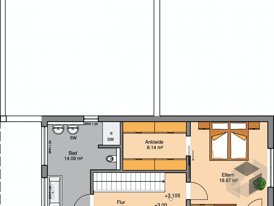 Bauhaus Ixeo von Kern-Haus Grundriss