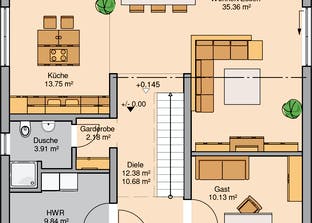 Bauhaus Linea Grundriss