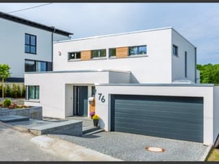 Fertighaus Bauhaus-Villa von Meisterstück-HAUS, Cubushaus Außenansicht 1 Fertighaus Bauhaus-Villa von Meisterstück-HAUS, Cubushaus Außenansicht 1