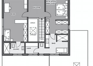 Bauhaus-Villa Grundriss