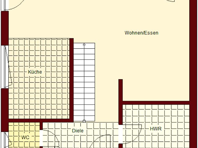 Massivhaus Bauhaus 127 von NEWE-Massivhaus Schlüsselfertig ab 209160€, Cubushaus Grundriss 1