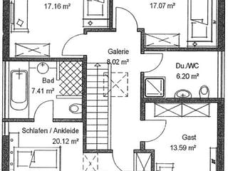 Fertighaus Bauhaus-Stil von Meisterstück-HAUS, Cubushaus Grundriss 2
