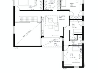 Fertighaus Bauhausvilla Cubus von Haacke Haus Schlüsselfertig ab 440000€, Cubushaus Grundriss 2