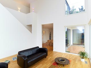 Fertighaus Bauhausvilla Cubus von Haacke Haus Schlüsselfertig ab 440000€, Cubushaus Innenansicht 1