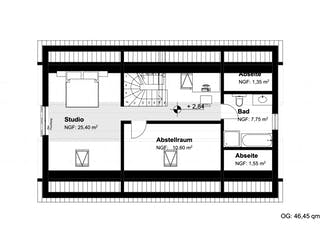 Fertighaus Bestwig von Becker 360 Schlüsselfertig ab 329100€, Satteldach-Klassiker Grundriss 2