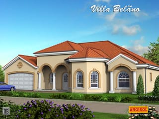 Massivhaus Villa Belano von ARGISOL-Bausysteme Bausatzhaus ab 78600€, Stadtvilla Außenansicht 1