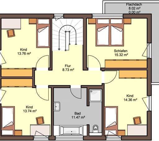Fertighaus Bellisimo von Büdenbender Schlüsselfertig ab 408230€, Cubushaus Grundriss 2