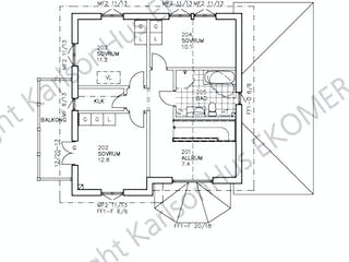 Fertighaus Bergvik (inacitve) von Generalbau GS Schwedenhaus Schlüsselfertig ab 299612€, Satteldach-Klassiker Grundriss 2