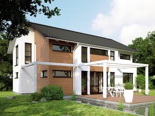 Fertighaus Berlin von STREIF Haus, Satteldach-Klassiker Außenansicht 1