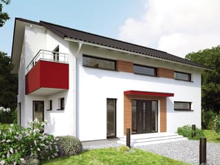 Fertighaus Berlin von STREIF Haus, Satteldach-Klassiker Außenansicht 2