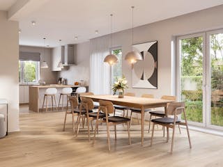 Massivhaus Luca von Bischoff Massivhaus Schlüsselfertig ab 346300€, Satteldach-Klassiker Innenansicht 1