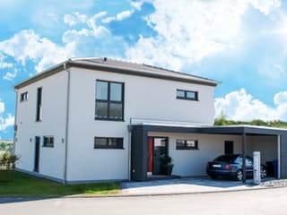 Fertighaus Bitburg von STREIF Haus, Stadtvilla Außenansicht 1