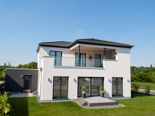 Fertighaus Bitburg von STREIF Haus, Stadtvilla Außenansicht 2